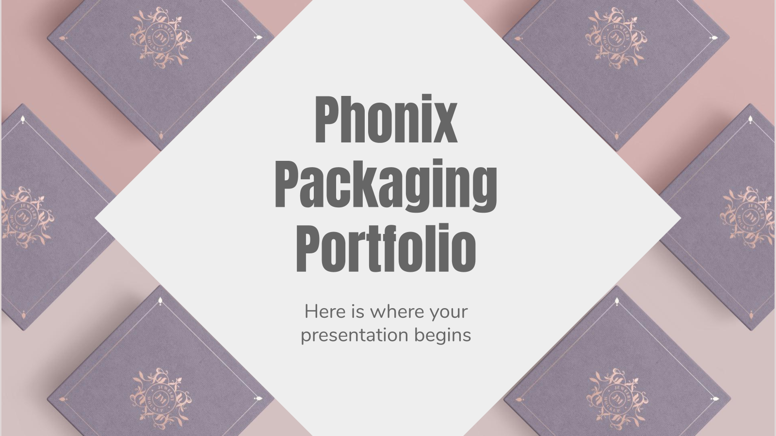 Phonix包装组合PowerPoint模板